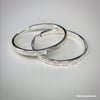 Snow Leopard Moon Goddess Hoops