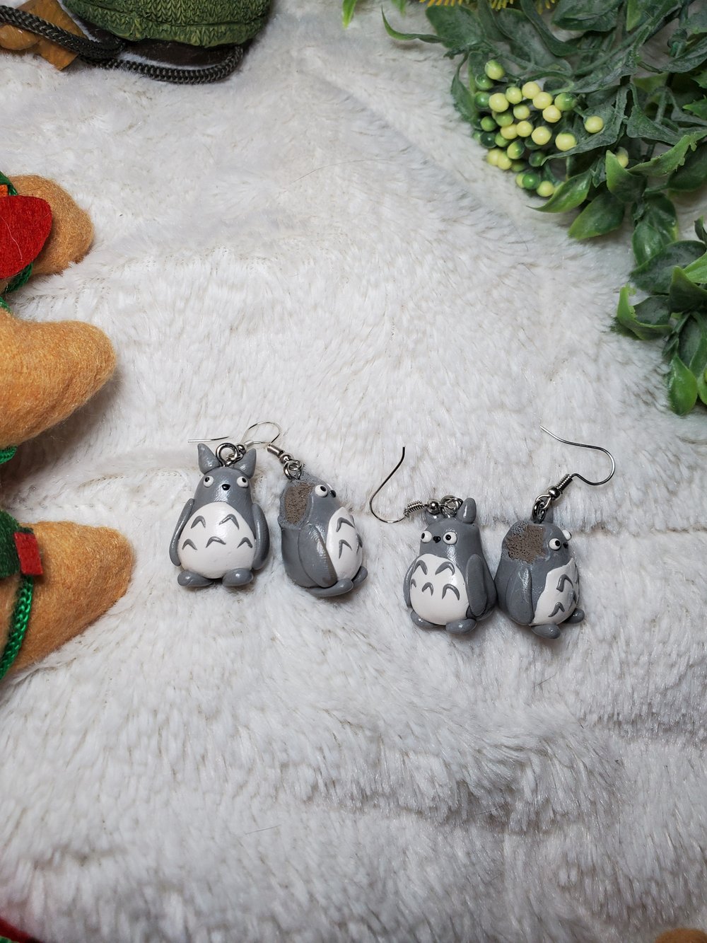 Totoro Cake Earrings