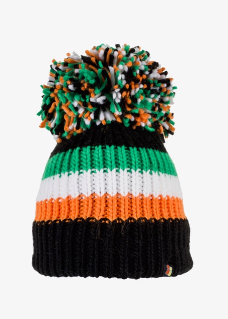 Image of Celtic tri colour bobble hat