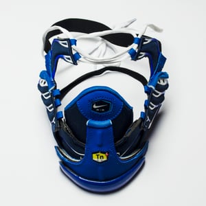 Image of SNEAKER MASK / HEAD PIECE / BLUE - WHITE