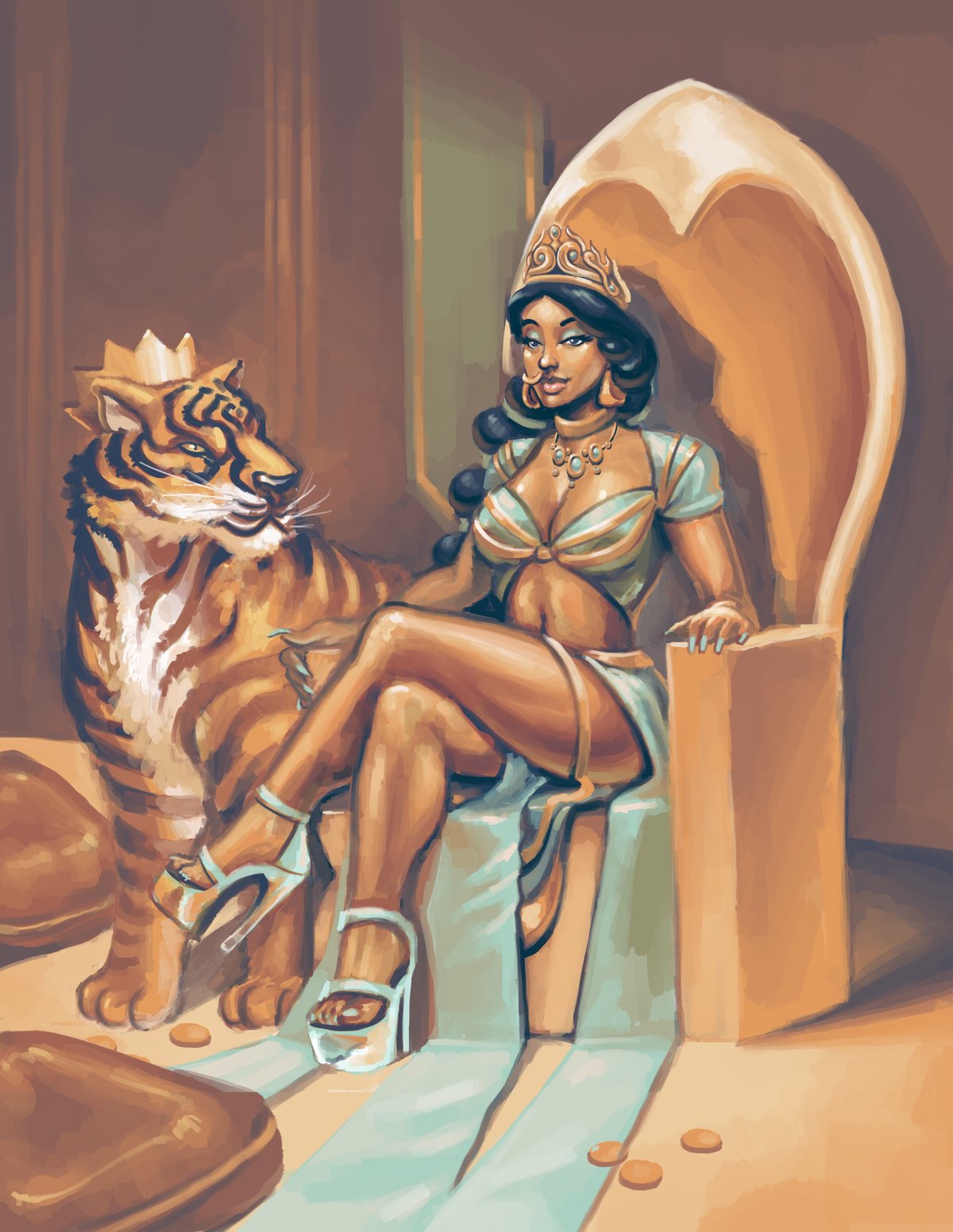 Image of Jasmine & Raja Print
