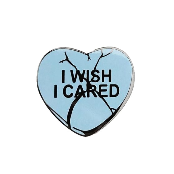 Image of Wish I Cared pin