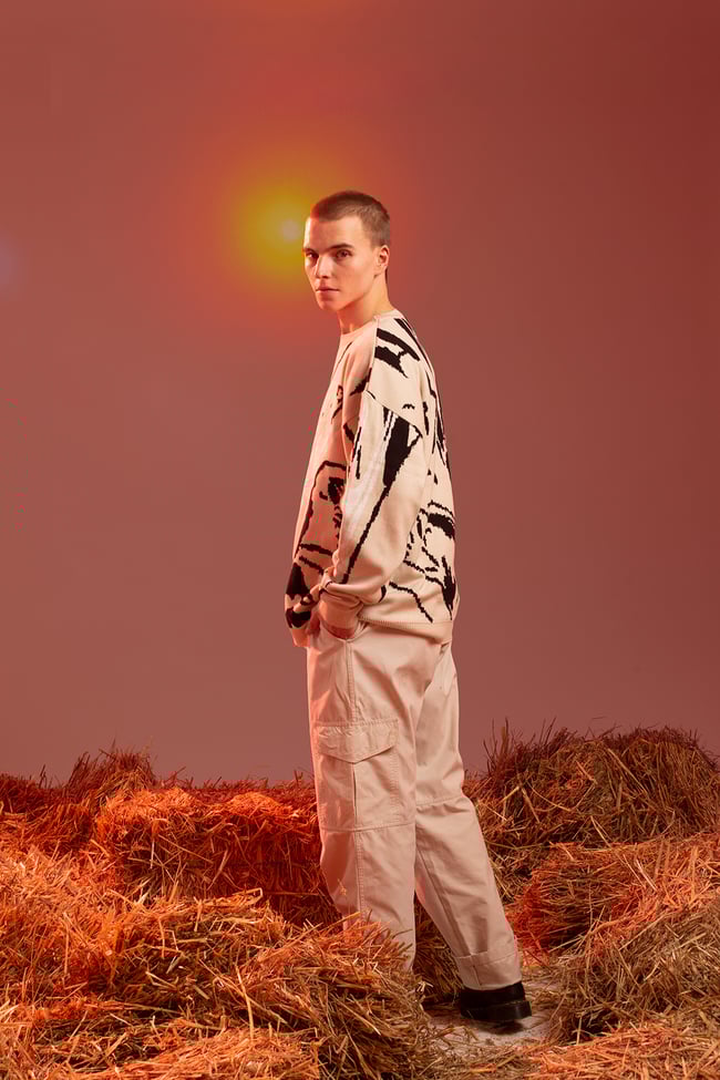 Fuga Amor reversible sweater II