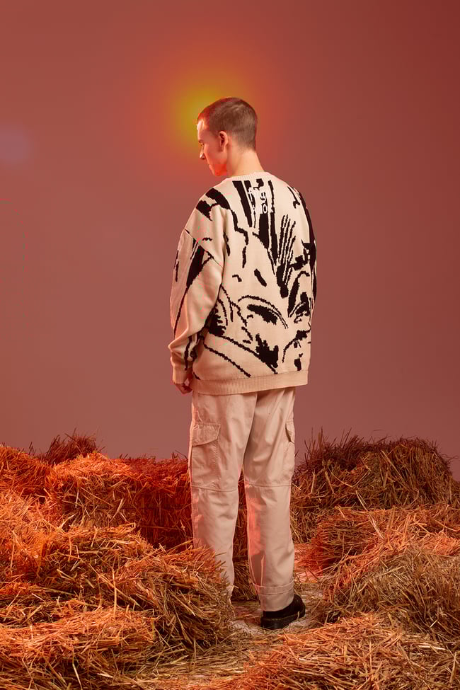 Fuga Amor reversible sweater II