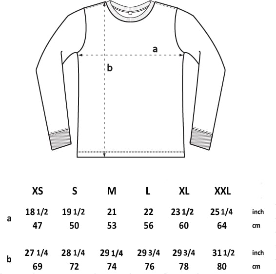 Deadend Unisex Black Heavyweight Long Sleeve T-Shirt (Organic)