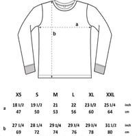 Image 3 of Deadend Unisex Black Heavyweight Long Sleeve T-Shirt (Organic)