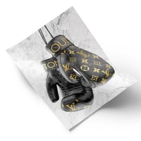 Image 4 of LV Marble Gloves Print