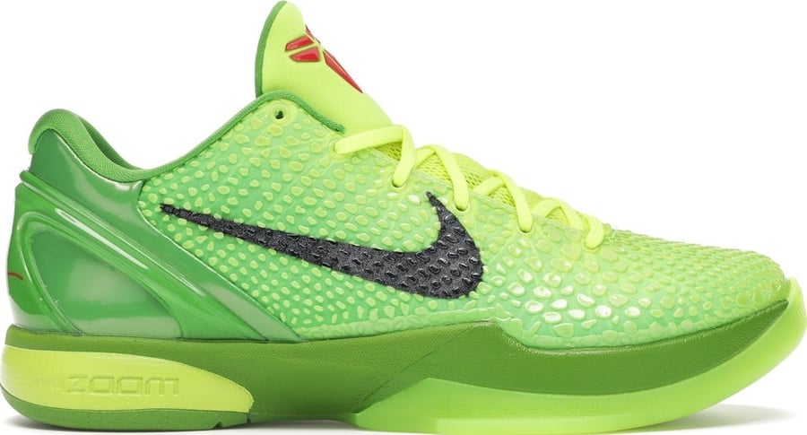 Image of Nike Kobe 6 Protro "Grinch" Sz 10