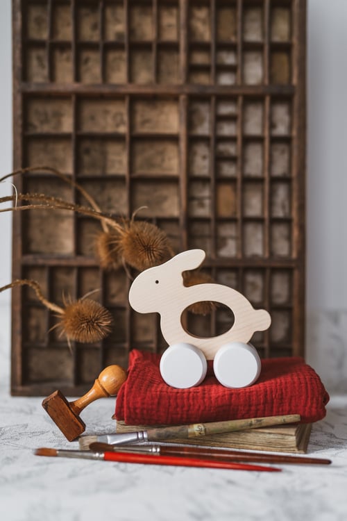Image of Lapin en bois - Bunny