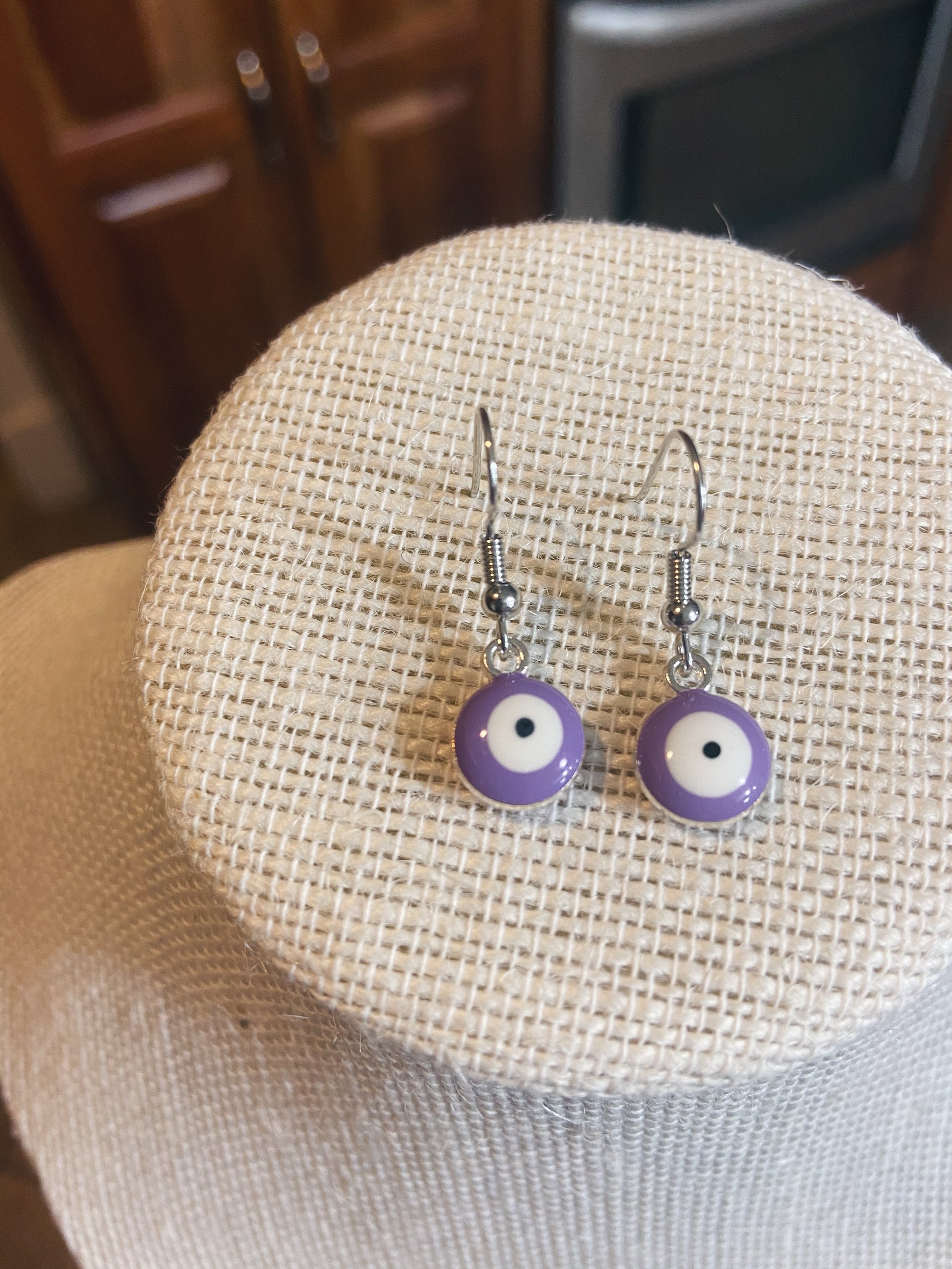 Image of  evil eye earrings