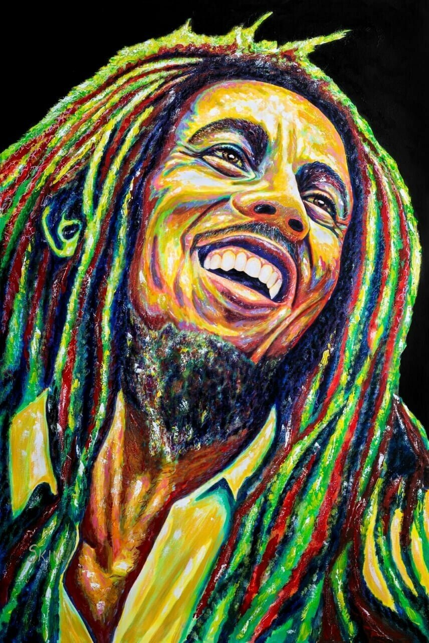 Bob Marley By Jeff Williams (Premium Canvas Prints) | BowieGallery