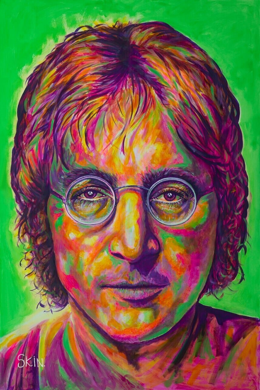 John Lennon by Jeff Williams (Premium Canvas Prints) | BowieGallery