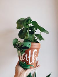 Image 2 of Personalized Hand Painted Planters