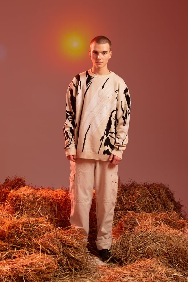 Fuga Amor reversible sweater II