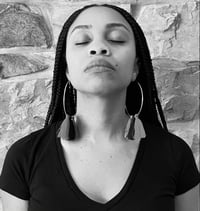 Image 3 of SALE! Child of the Diaspora Hoops (925 Sterling Silver)