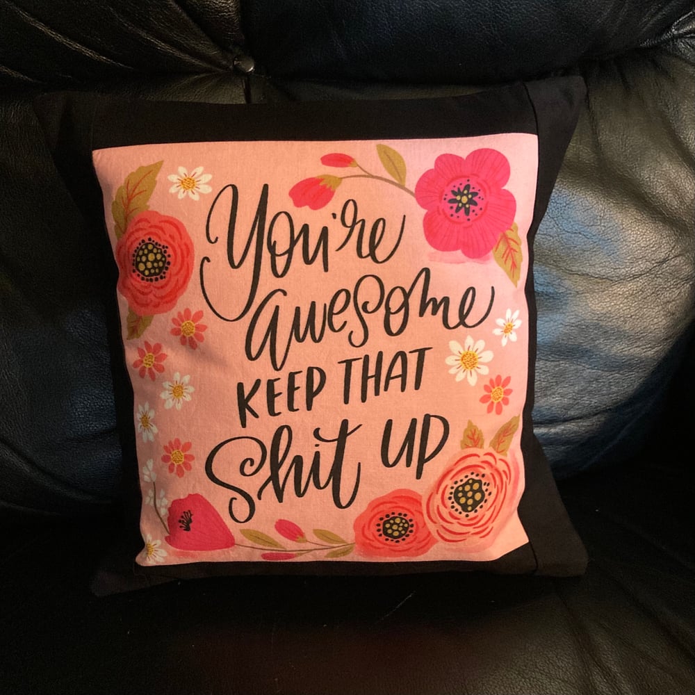 Pillow Cover: You're Awesome