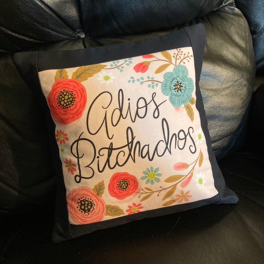 Pillow Cover: Adios