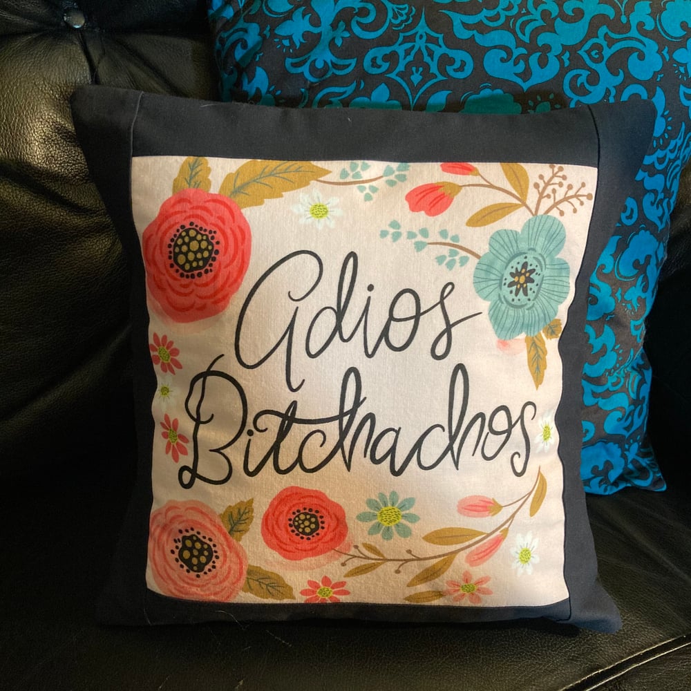 Pillow Cover: Adios