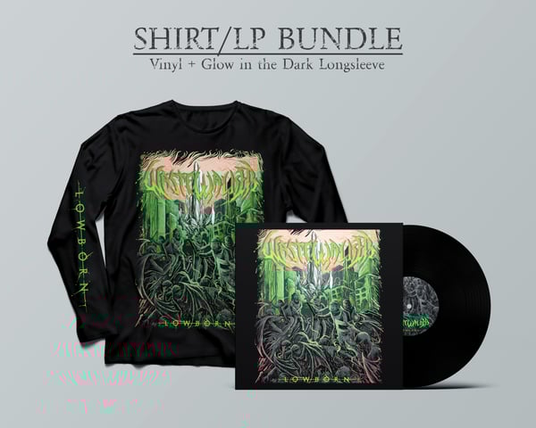 Image of Wastewalker - "Lowborn" LP Vinyl + Longsleeve Glow in the Dark Shirt