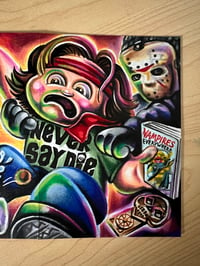 Image 1 of Cory Feldman unofficial GPK puzzle card print 