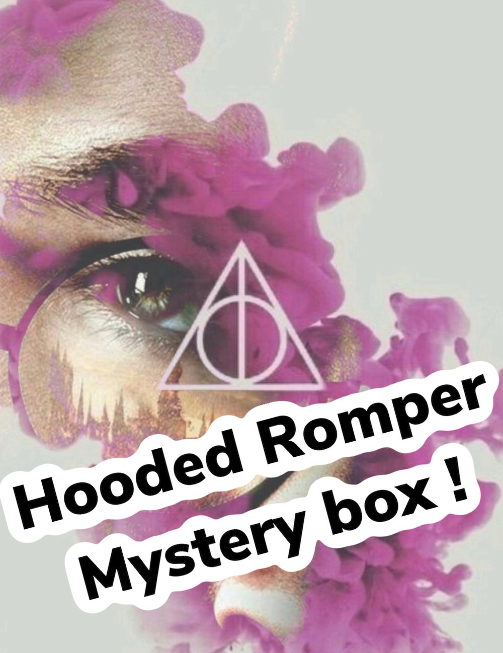 Image of Harry Potter mystery box (hooded romper )