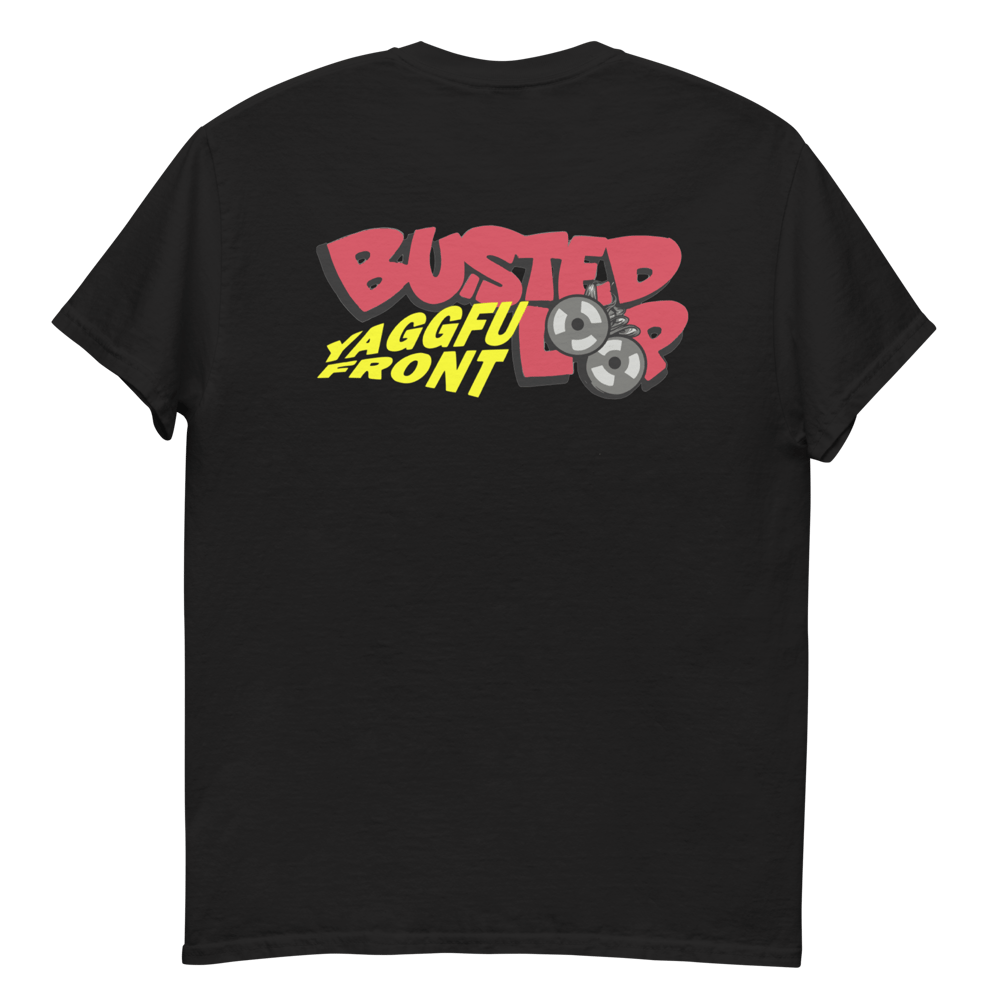 Image of YAGGFU Front ™ 30th Anniversary  "Busted Loop"  Short Sleeve Heavyweight Tee 