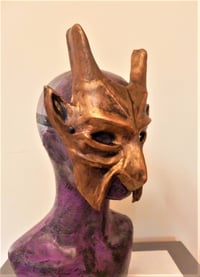 Image 1 of Bronze Devil Mask