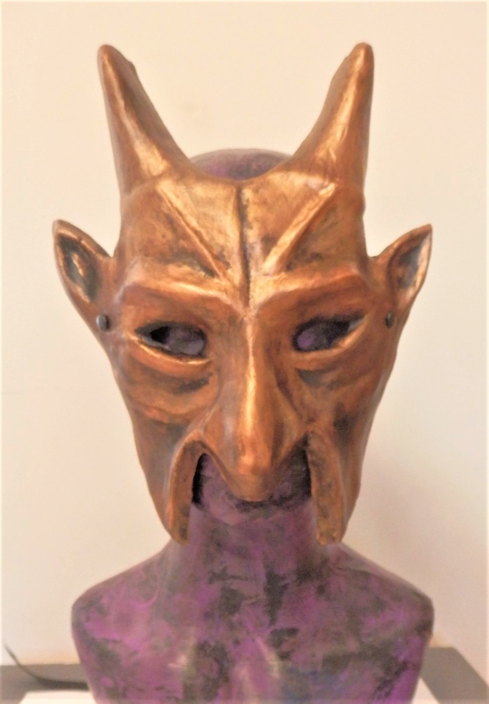 Bronze Devil Mask