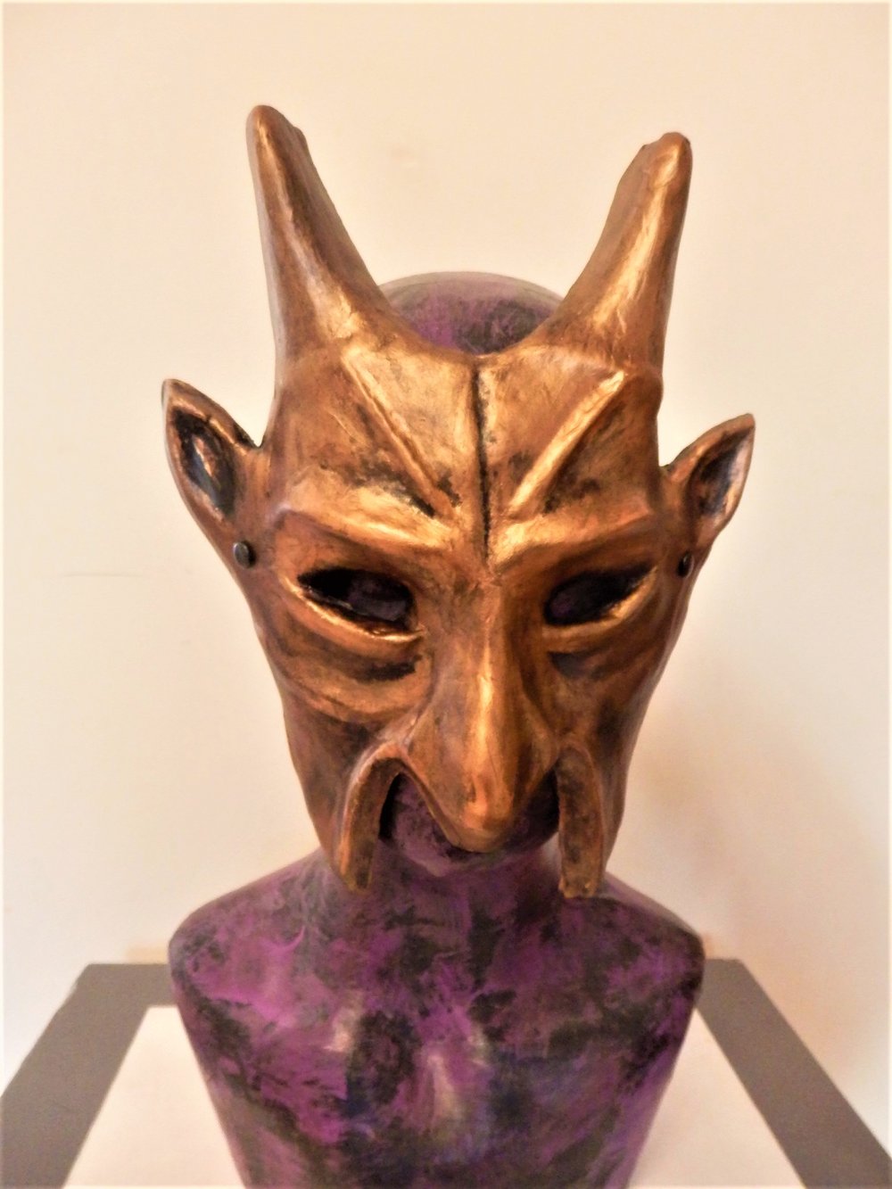 Bronze Devil Mask