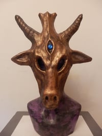 Image 1 of Bronze Baphomet Mask 
