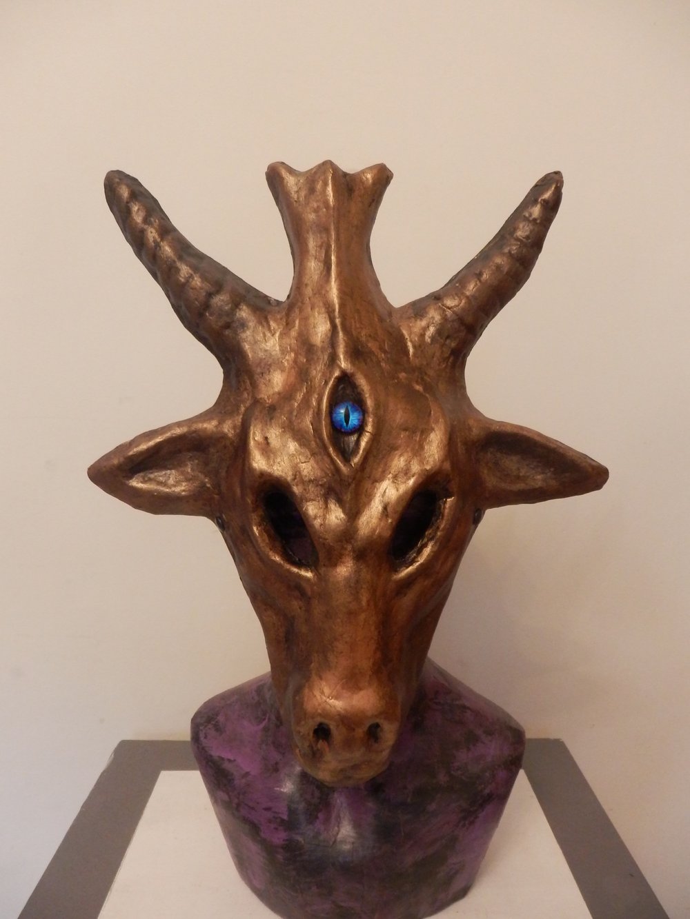 Bronze Baphomet Mask 