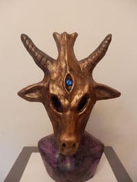 Image 4 of Bronze Baphomet Mask 