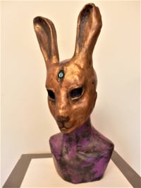 Image 2 of Bronze Hare Mask 