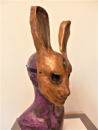 Image 4 of Bronze Hare Mask 