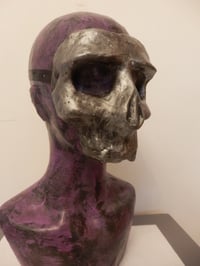 Image 1 of Silver Skull Mask 