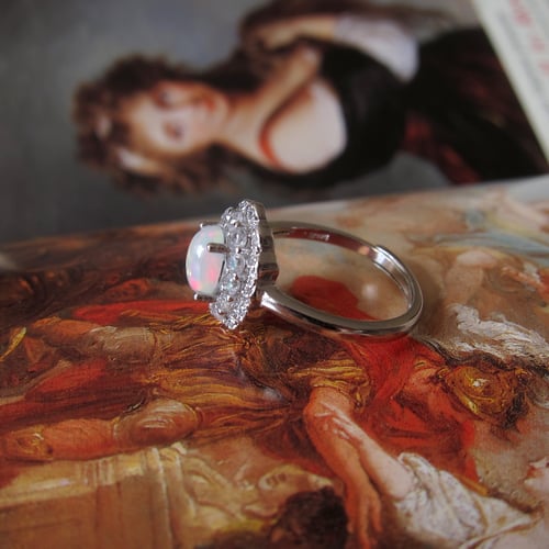 Image of Phoenix fire opal ring