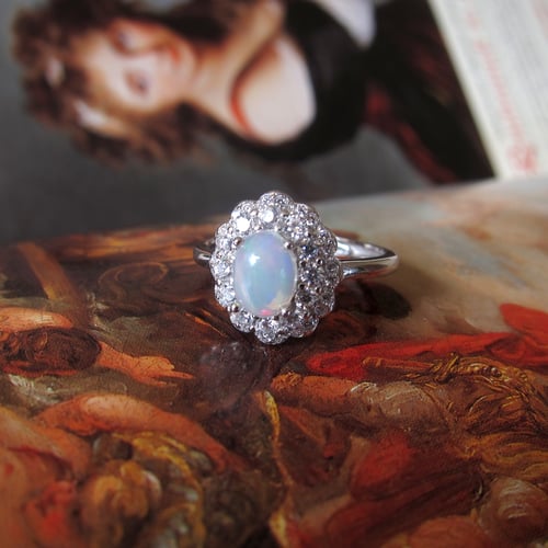 Image of Phoenix fire opal ring
