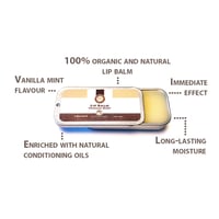 Image 3 of Lip Balm Vanilla Mint 100% Natural & Organic 10ml