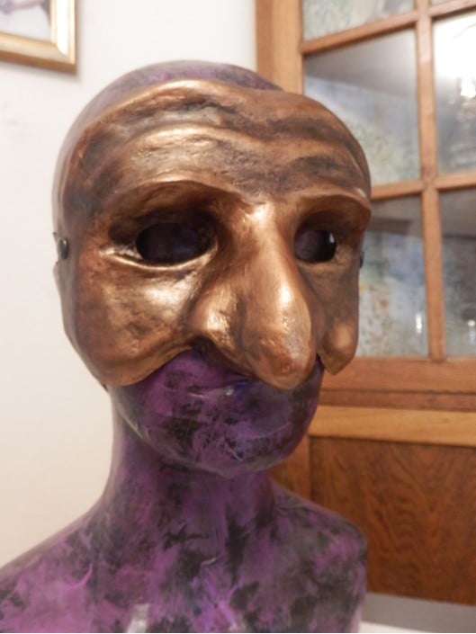 Bronze Pulcinella Mask