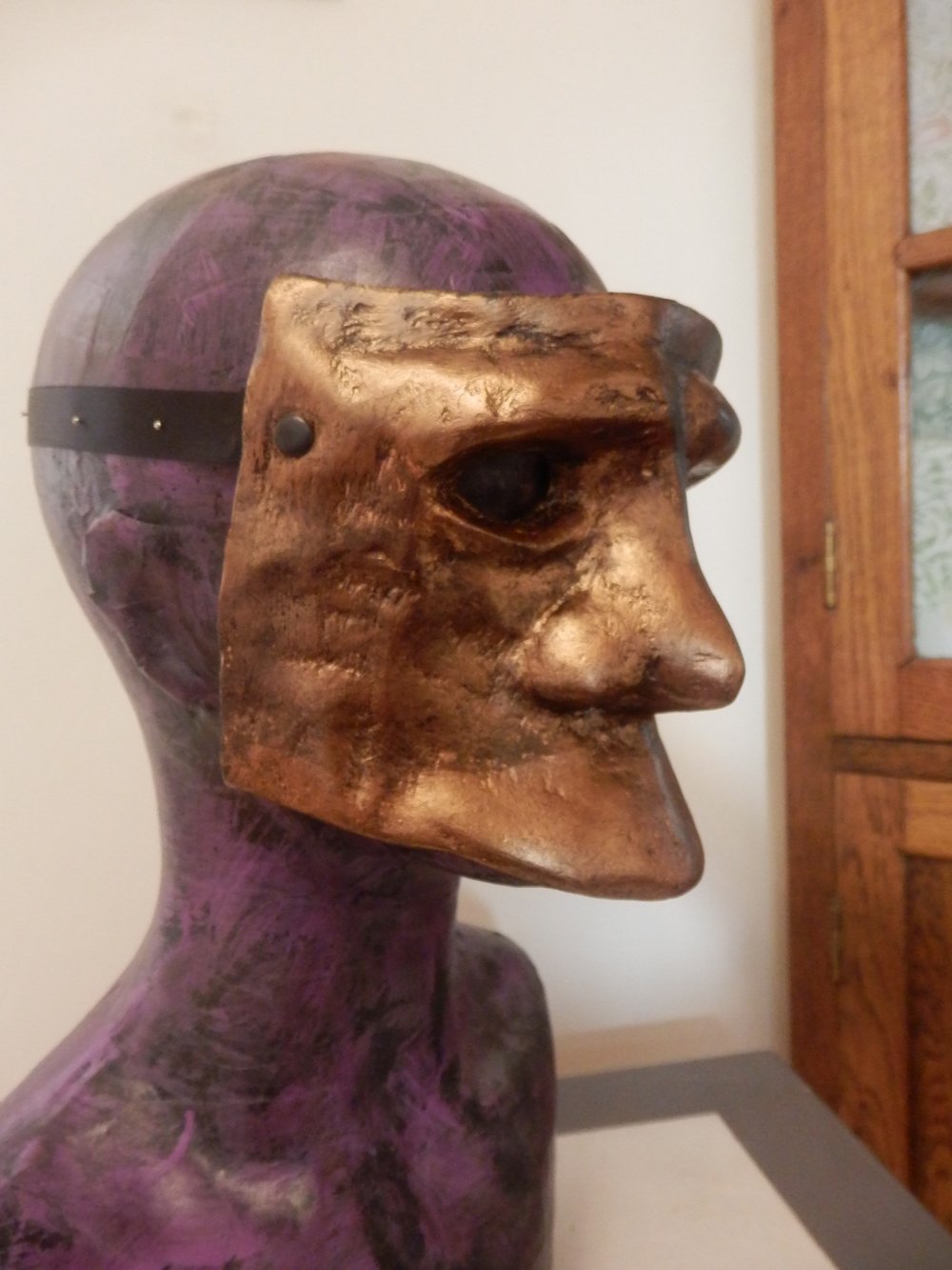 Bronze Bauta Mask