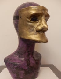 Image 1 of Gold Bauta Mask