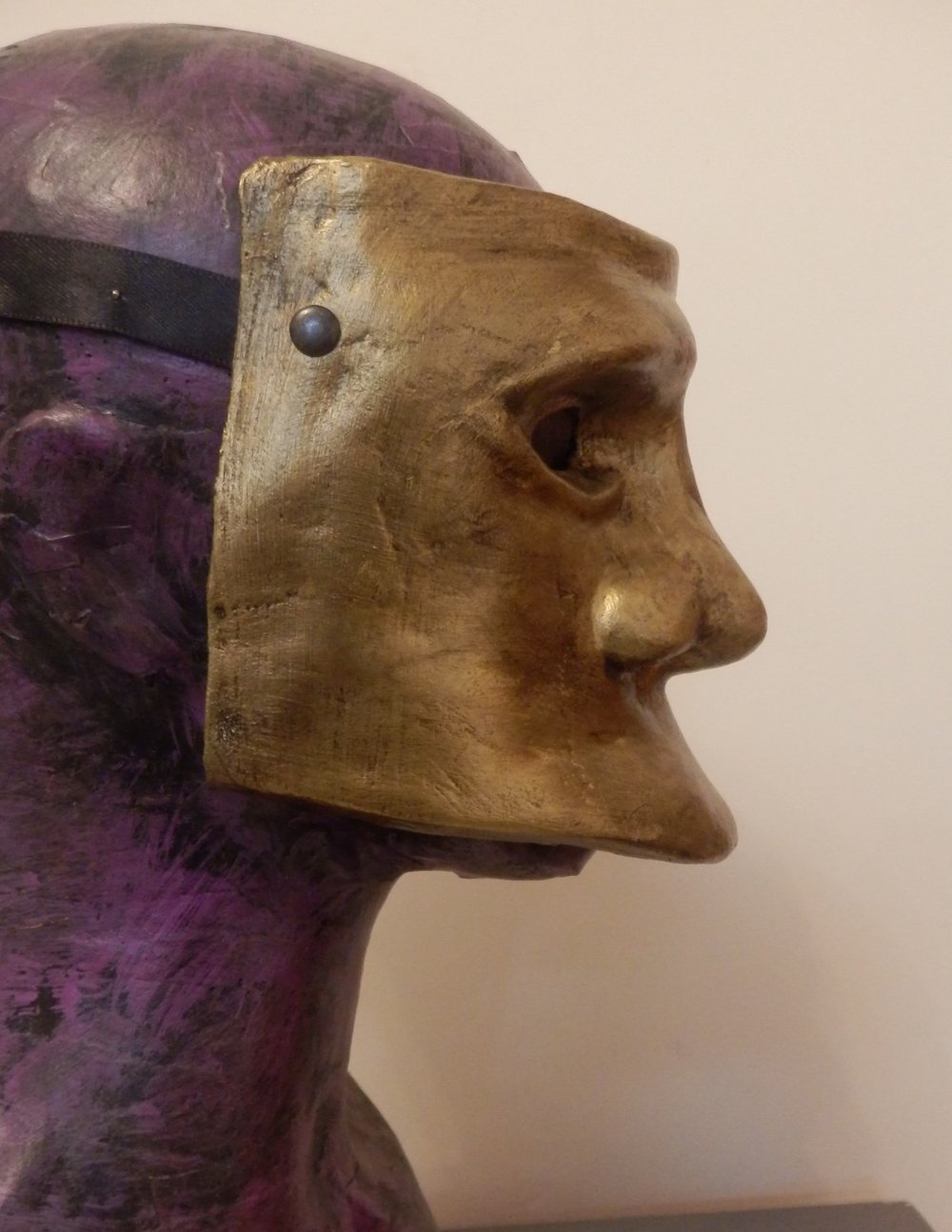 Gold Bauta Mask