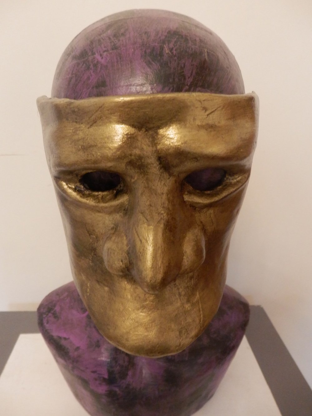 Gold Bauta Mask