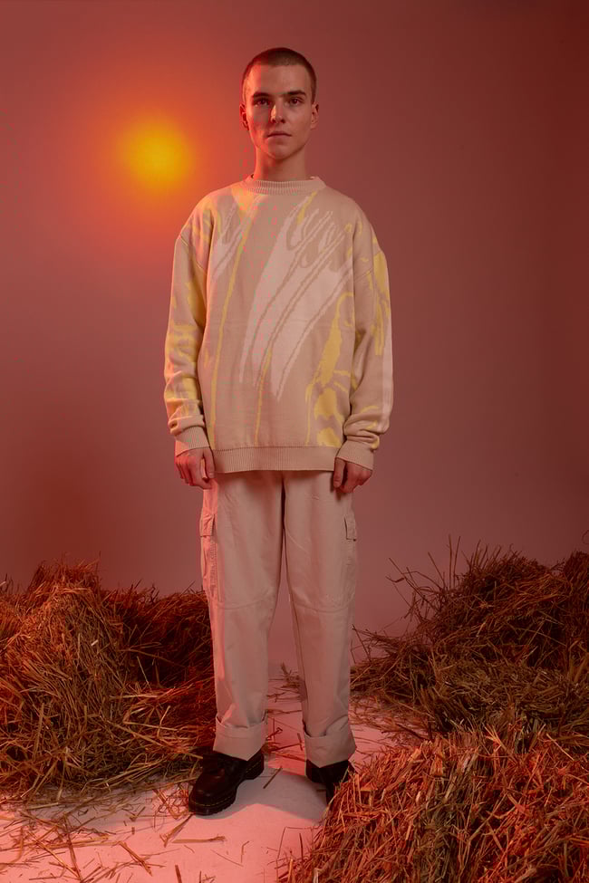 Fuga Amor reversible sweater III