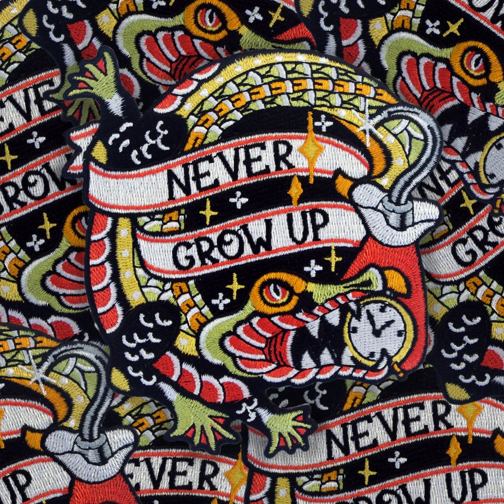 Image of Never Grow Up Hook patch