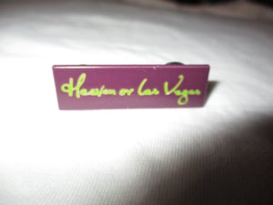 Image of Cocteau Twins Heaven Or Las Vegas Font Metal Badge