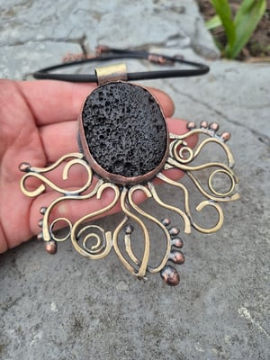 Lava sun necklace 