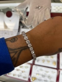 Image 2 of Iced out Diamond Bracelet 