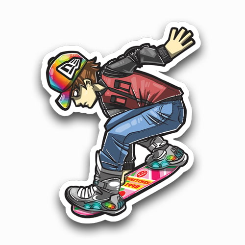 Image of Marty McFly Sticker