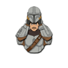 Mando Bounter Hunter Slider Enamel Pin